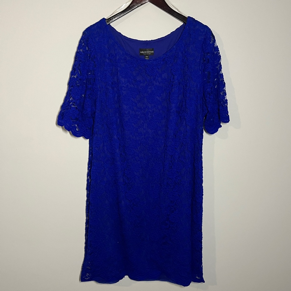 Connected Apparel Royal Blue Dress